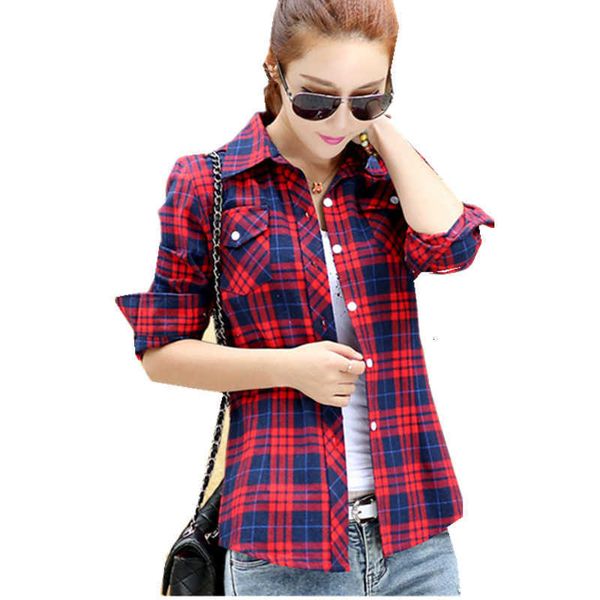 women's blouses & shirts blouses women autumn cotton long-sleeved plaid female british style lady slim shirt 7nc6, White
women's blouses & shirts blouses women autumn cotton long-sleeved plaid female british style lady slim shirt 7nc6, White