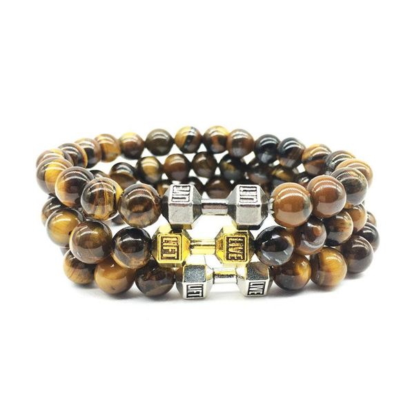 beaded, strands 2021 natural stone bracelets buddha elastic strand lava tiger eye bracelet barbell dumbbell men women jewelry, Black
beaded, strands 2021 natural stone bracelets buddha elastic strand lava tiger eye bracelet barbell dumbbell men women jewelry, Black