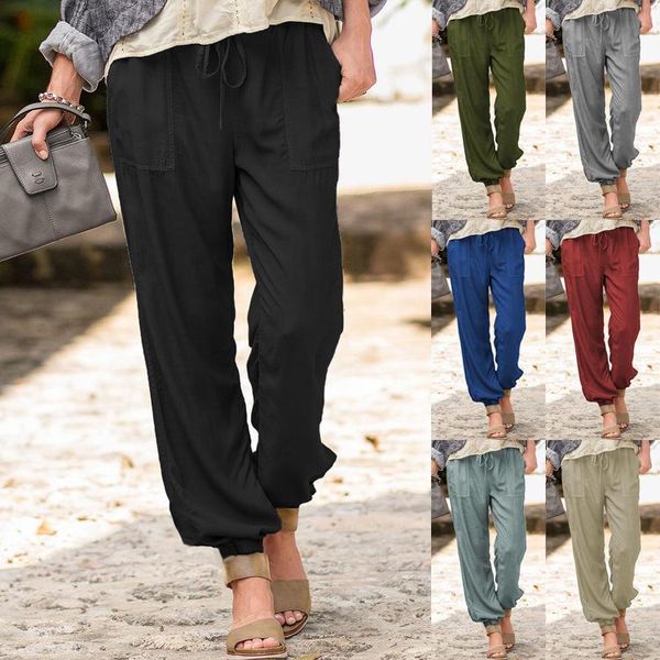 women's pants & capris 2021 women's style trousers spring autumn lace-up leggings solid color stretch drawstring pocket casual long, Black;white
women's pants & capris 2021 women's style trousers spring autumn lace-up leggings solid color stretch drawstring pocket casual long, Black;white