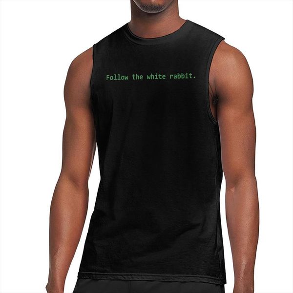 the matrix neo film follow mens white rabbit tank fitness clothing bodybuilding male sleeveless shirts oversized vest, White;black
the matrix neo film follow mens white rabbit tank fitness clothing bodybuilding male sleeveless shirts oversized vest, White;black