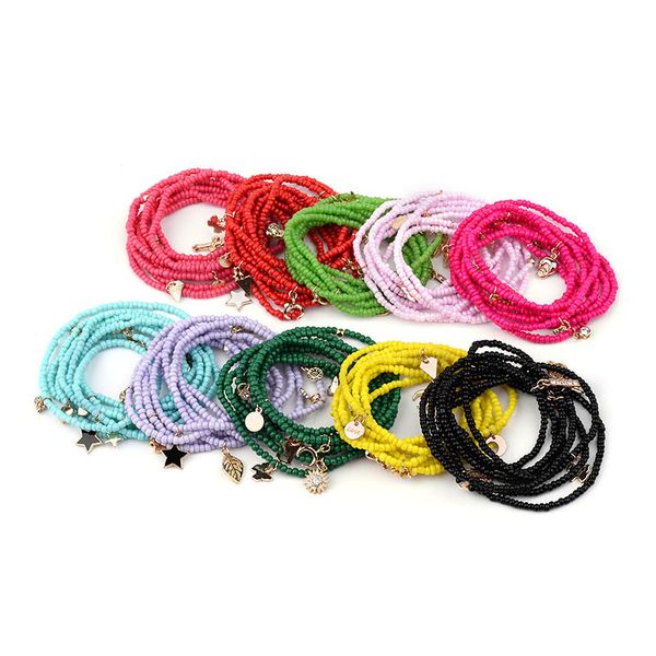 kimter handmade bohemian bead bracelets for women girls 16 styles colorful stretch multilayered bracelet bangle jewelry party gifts x6a, Golden;silver
kimter handmade bohemian bead bracelets for women girls 16 styles colorful stretch multilayered bracelet bangle jewelry party gifts x6a, Golden;silver