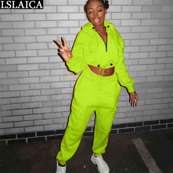 sports suit for women solid color exposed navel hooded collar two piece set fitness tracksuit drawstring sweat suits 210515, White
sports suit for women solid color exposed navel hooded collar two piece set fitness tracksuit drawstring sweat suits 210515, White