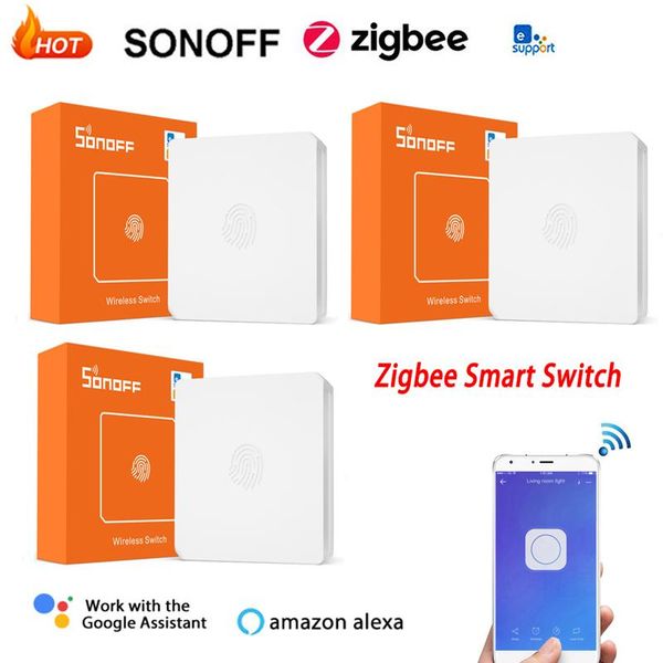 smart home control 1-20pcs sonoff zigbee snzb-01 wireless switch zbbridge required ewelink app voice remote with alexa google
smart home control 1-20pcs sonoff zigbee snzb-01 wireless switch zbbridge required ewelink app voice remote with alexa google