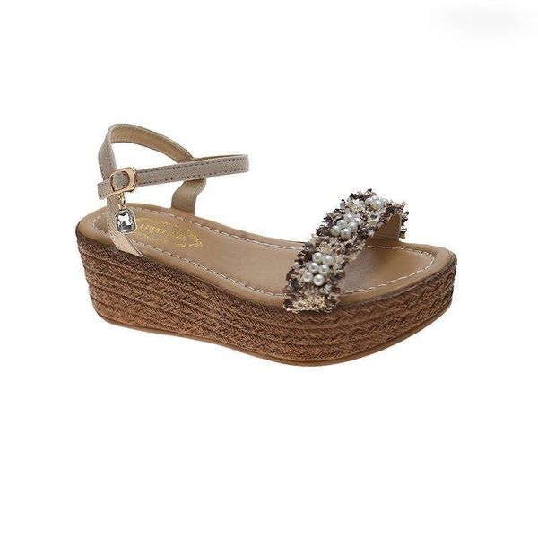 women's sandals casual fashion all-match outdoor shoe upper pearl modification trend platform shoes, Black
women's sandals casual fashion all-match outdoor shoe upper pearl modification trend platform shoes, Black