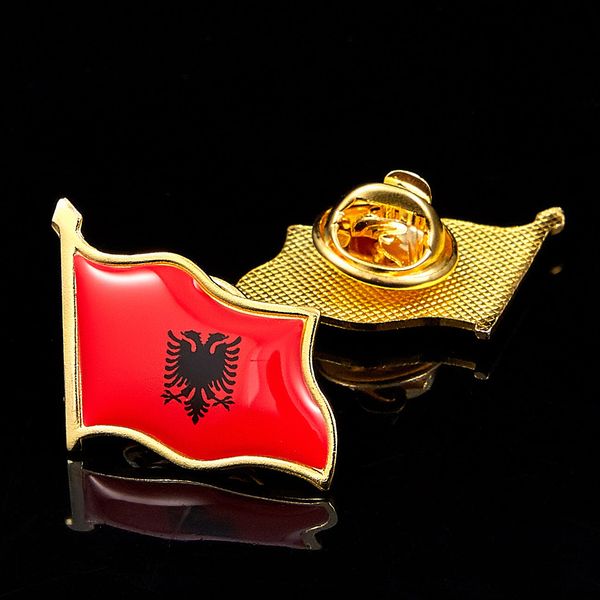 30pcs republic of albania enamel brooch lapel pins shirt collar jewelry gift 
30pcs republic of albania enamel brooch lapel pins shirt collar jewelry gift