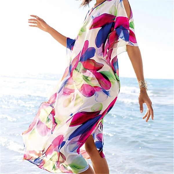 beach dress kaftan pareo sarongs cover-up chiffon bikini swimwear tunic swimsuit bathing suit cover ups robe de plage #q547 210420, White;black
beach dress kaftan pareo sarongs cover-up chiffon bikini swimwear tunic swimsuit bathing suit cover ups robe de plage #q547 210420, White;black