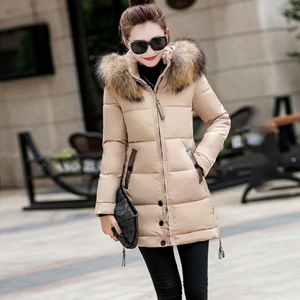 women's down & parkas jacket coat winter 2021 plus size parka long hooded outerwear with fur collar slim fashion coats female, Black
women's down & parkas jacket coat winter 2021 plus size parka long hooded outerwear with fur collar slim fashion coats female, Black