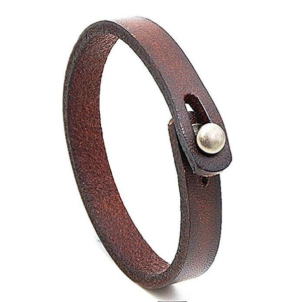 charm bracelets handmade genuine leather bracelet adjustable cuff wristband punk wrap bangle for men, Golden;silver
charm bracelets handmade genuine leather bracelet adjustable cuff wristband punk wrap bangle for men, Golden;silver