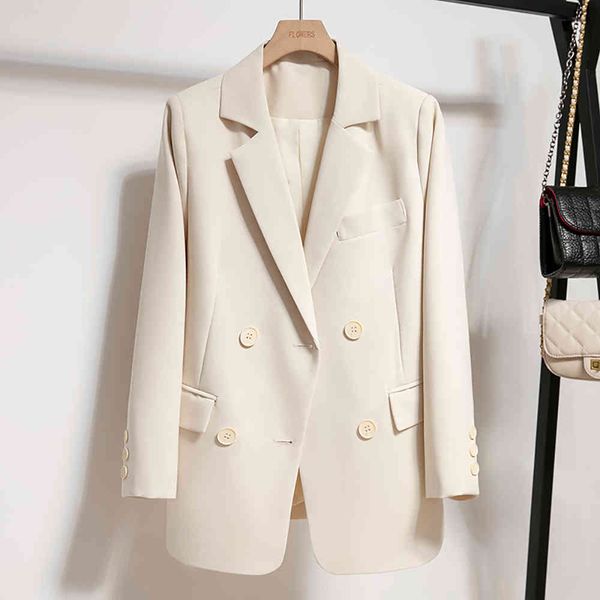 women's wool & blends spring autumn korean style loose blazer women clothing fashion casual double breasted office s- black beige wom
women's wool & blends spring autumn korean style loose blazer women clothing fashion casual double breasted office s- black beige wom