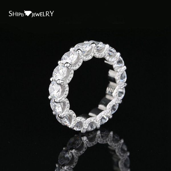 shipei fashion 100% 925 sterling silver created moissanite diamonds gemstone wedding band couple rings fine jewelry wholesale cluster, Golden;silver
shipei fashion 100% 925 sterling silver created moissanite diamonds gemstone wedding band couple rings fine jewelry wholesale cluster, Golden;silver