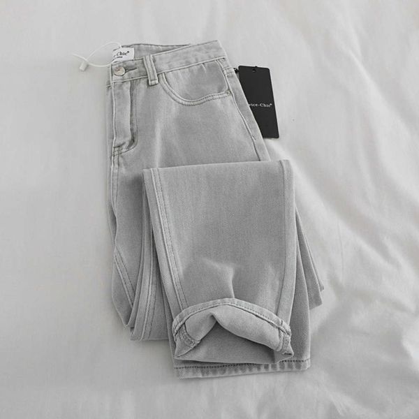 women's style light grey spring and autumn net red elegant high waist thin nine point pants, Blue
women's style light grey spring and autumn net red elegant high waist thin nine point pants, Blue