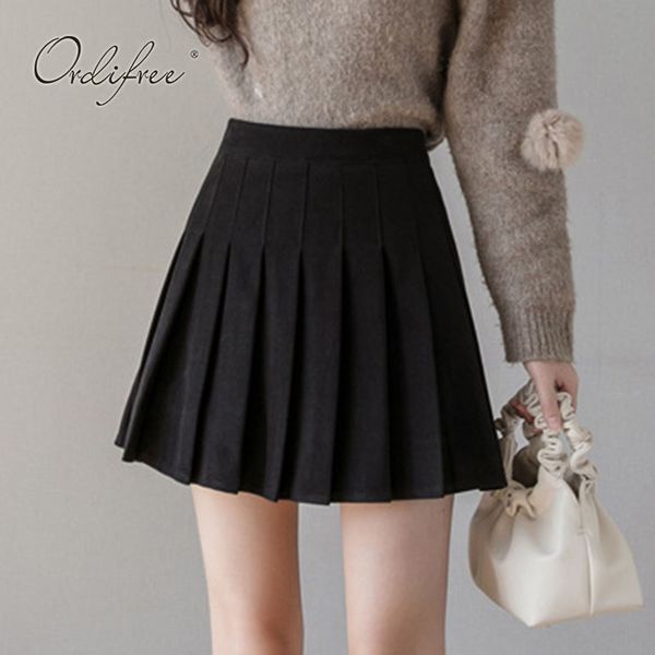summer women mini pleated high waist sweet cute preppl style school girls dance short skirt 210415, Black
summer women mini pleated high waist sweet cute preppl style school girls dance short skirt 210415, Black