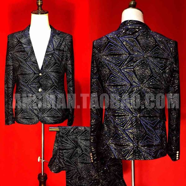 men's suits & blazers m-xxl male singer dj nightclub gd hair stylist colorful flash diamond glitter suit stage costumes formal dress py, White;black
men's suits & blazers m-xxl male singer dj nightclub gd hair stylist colorful flash diamond glitter suit stage costumes formal dress py, White;black