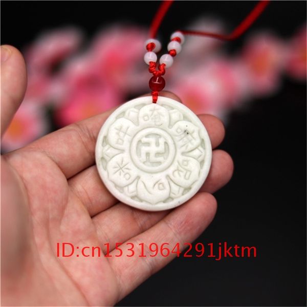 white chinese buddhism for jewelry natural amulet men gifts carved necklace jade charm fashion accessories pendant, Silver
white chinese buddhism for jewelry natural amulet men gifts carved necklace jade charm fashion accessories pendant, Silver
