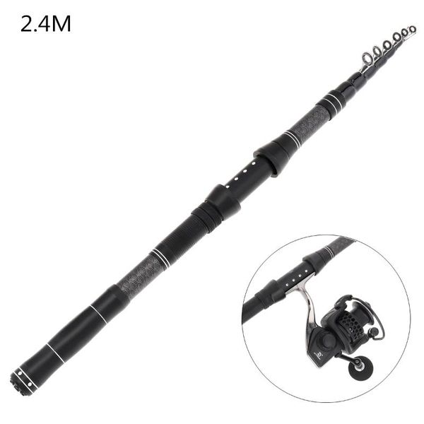 2.4m carbon fiber fishing rods fasten guides ultra short 8 section portable pole design boat
2.4m carbon fiber fishing rods fasten guides ultra short 8 section portable pole design boat