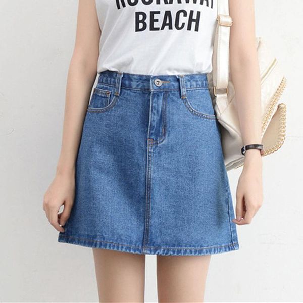 skirts 2021 high waist women denim mini skirt fashion summer korean a-line jeans casual harajuku plus size faldas mujer moda, Black
skirts 2021 high waist women denim mini skirt fashion summer korean a-line jeans casual harajuku plus size faldas mujer moda, Black