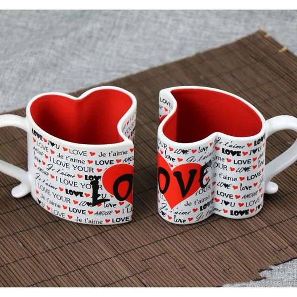 mugs personality trend ceramic pair cup creative heart-shaped lovers water gift box mug cups coffee
mugs personality trend ceramic pair cup creative heart-shaped lovers water gift box mug cups coffee