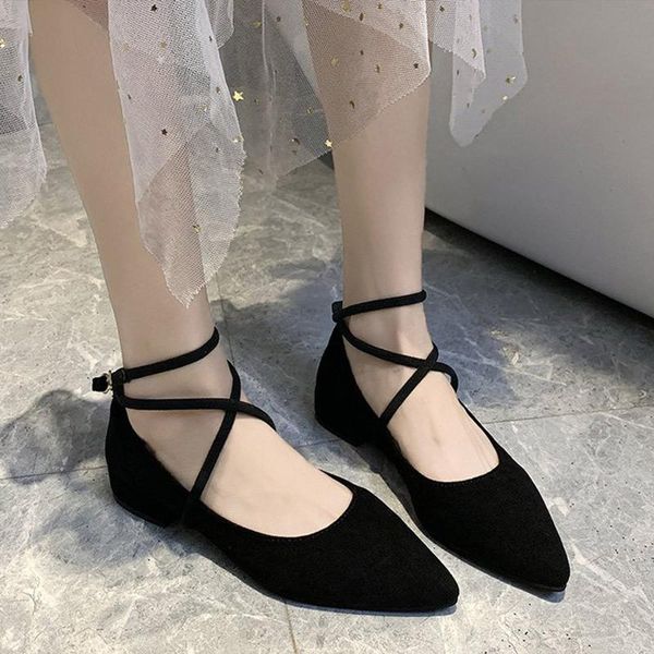 dress shoes women's pumps seude leather low heels ladies sandals pointed toe female footwear 2021 spring cross tied mary janes ballet, Black
dress shoes women's pumps seude leather low heels ladies sandals pointed toe female footwear 2021 spring cross tied mary janes ballet, Black
