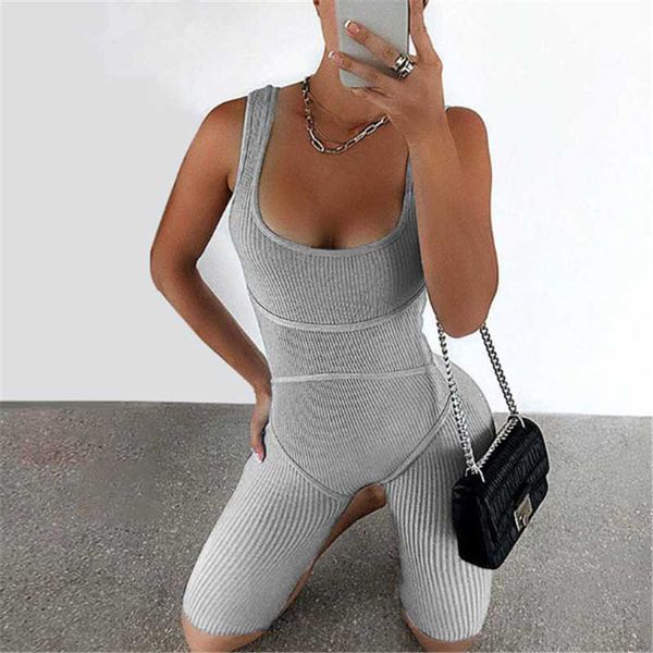 ribbed knitted skinny jumpsuit women sleeveless bodycon rompers casual summer bodysuits fitness playsuit #0605 women's jumpsuits &, Black;white
ribbed knitted skinny jumpsuit women sleeveless bodycon rompers casual summer bodysuits fitness playsuit #0605 women's jumpsuits &, Black;white