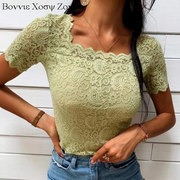 women's blouses & shirts women summer square neck short sleeve wave trim lace top, White
women's blouses & shirts women summer square neck short sleeve wave trim lace top, White