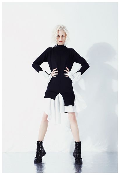 dress elegant msxu of vintage fashionable chic turtlenecks irregular colorblock shreds can work casual female blouse dressed in knitted or, Black;gray
dress elegant msxu of vintage fashionable chic turtlenecks irregular colorblock shreds can work casual female blouse dressed in knitted or, Black;gray