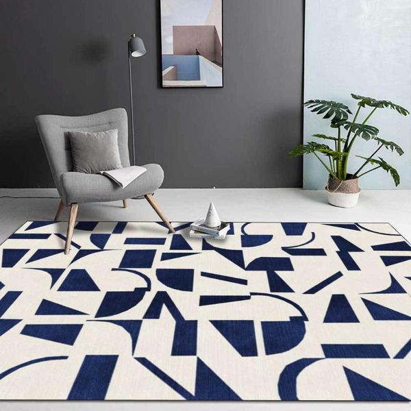 carpets fashion nordic modern simple geometric splicing blue white living room bedroom bedside carpet mat customization
carpets fashion nordic modern simple geometric splicing blue white living room bedroom bedside carpet mat customization