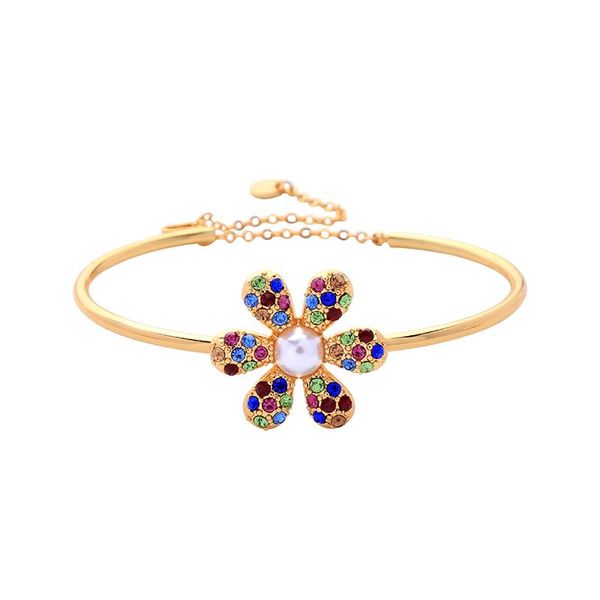 charm bracelets 2021 gold color bangles colorful zircon flowers bracelet adjustable hand chains for women gifts arrival fashion jewelry, Golden;silver
charm bracelets 2021 gold color bangles colorful zircon flowers bracelet adjustable hand chains for women gifts arrival fashion jewelry, Golden;silver