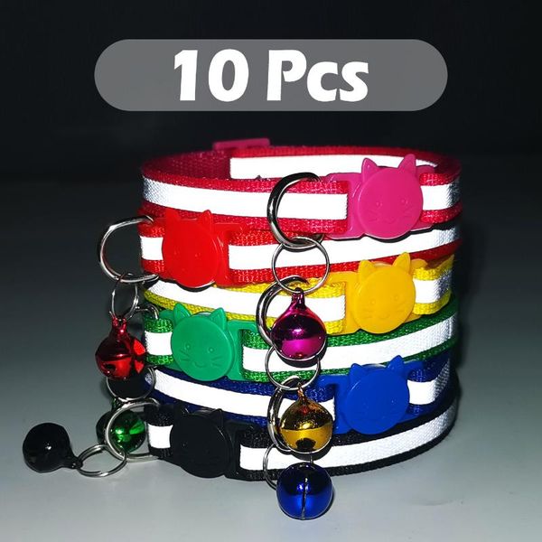 dog collars & leashes 10pcs for cats with bell safety reflective nylon adjustable pet cat puppy accessories wholesale
dog collars & leashes 10pcs for cats with bell safety reflective nylon adjustable pet cat puppy accessories wholesale