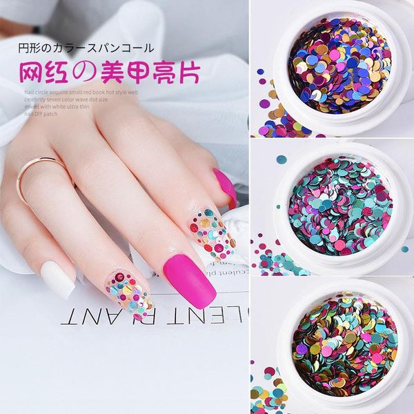 nail art decorations used for round sequins colorful wave dot size mixed ultra-thin glitter patch, Silver;gold
nail art decorations used for round sequins colorful wave dot size mixed ultra-thin glitter patch, Silver;gold