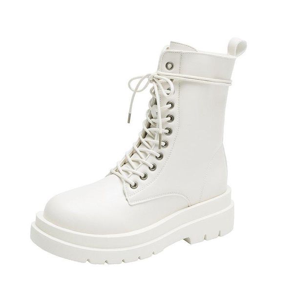 2021 designer brand women combat boots goth shoes booties woman white leather plush platform boots women warm fur fashion ankle 1, Black
2021 designer brand women combat boots goth shoes booties woman white leather plush platform boots women warm fur fashion ankle 1, Black