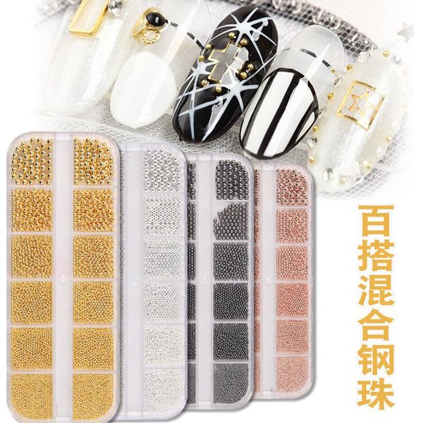 nail art decorations 10set bead stainless steel beads rose gold silver black diy tool studs uv gel polish wholesale, Silver;gold
nail art decorations 10set bead stainless steel beads rose gold silver black diy tool studs uv gel polish wholesale, Silver;gold