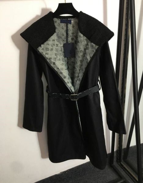 printed belt waist double-sided woolen collar long-sleeved coat coat woman 1029, Black
printed belt waist double-sided woolen collar long-sleeved coat coat woman 1029, Black