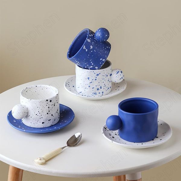 mugs creativity simple coffee cups nordic modern speckled decorative ceramic breakfast milk cup solid color bread dessert plate
mugs creativity simple coffee cups nordic modern speckled decorative ceramic breakfast milk cup solid color bread dessert plate