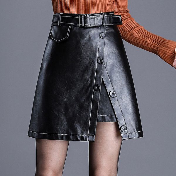 skirts women high waist slit mini black leather skirt with belt female streetwear hip hop punk gothic plus size faux skirt1 8ei6
skirts women high waist slit mini black leather skirt with belt female streetwear hip hop punk gothic plus size faux skirt1 8ei6