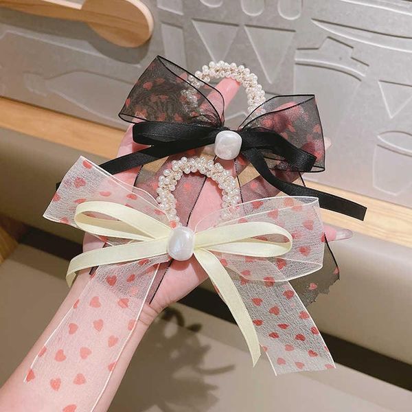hair accessories sweet temperament pearl circle net red fairy love organza rope korean bow headband, Slivery;white
hair accessories sweet temperament pearl circle net red fairy love organza rope korean bow headband, Slivery;white