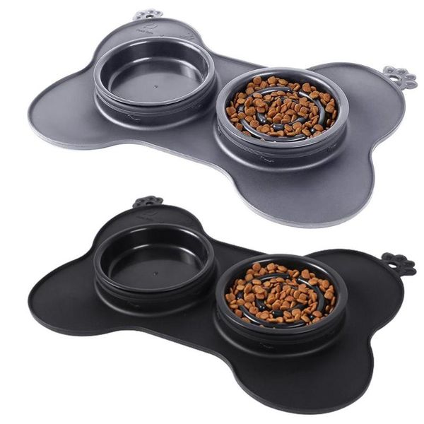 cat bowls & feeders folding dog slow food set antiskid pet silicone double-bowls with sucker dispenser removable non-slip feeder
cat bowls & feeders folding dog slow food set antiskid pet silicone double-bowls with sucker dispenser removable non-slip feeder