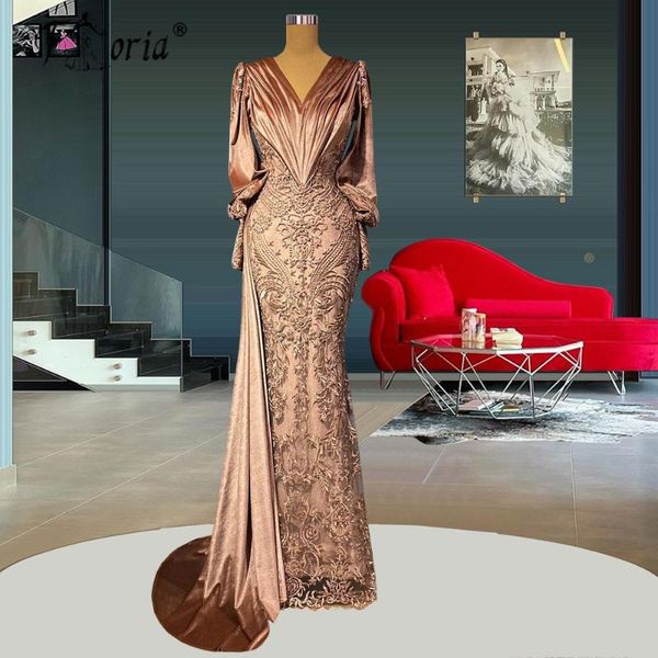 party dresses luxury dubai brown velvet mermaid evening dress long sleeve side train arabic prom formal lace beaded robe de soirée, White;black
party dresses luxury dubai brown velvet mermaid evening dress long sleeve side train arabic prom formal lace beaded robe de soirée, White;black