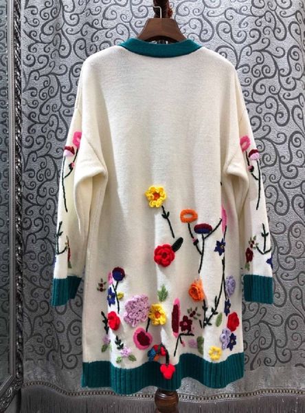 sweaters spring autumn fashion cardigans women wool knitting flower embroidery long sleeve casual sweater cardigan, White;black
sweaters spring autumn fashion cardigans women wool knitting flower embroidery long sleeve casual sweater cardigan, White;black