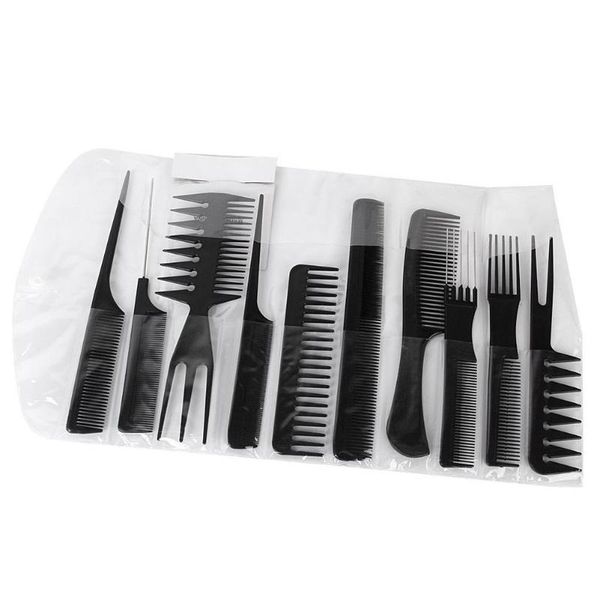 hair brushes clearance 10pcs salon hairdresser styling comb set hairdressing barbers brush black care products, Silver
hair brushes clearance 10pcs salon hairdresser styling comb set hairdressing barbers brush black care products, Silver