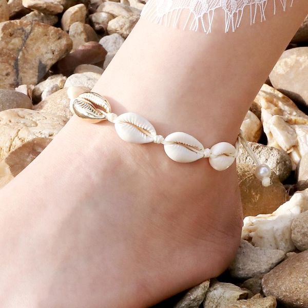 anklets bohemia natural shell anklet for women foot jewelry seashell summer beach barefoot bracelet on leg chian ankle strap accessories, Red;blue
anklets bohemia natural shell anklet for women foot jewelry seashell summer beach barefoot bracelet on leg chian ankle strap accessories, Red;blue