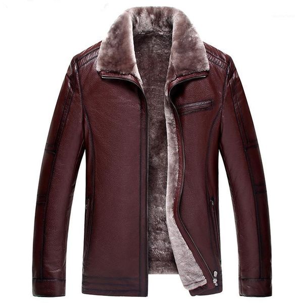 men's leather & faux male genuine jacket winter sheepskin coat for men natural wool fur plus size chaqueta cuero hombre l77085 kj843, Black
men's leather & faux male genuine jacket winter sheepskin coat for men natural wool fur plus size chaqueta cuero hombre l77085 kj843, Black