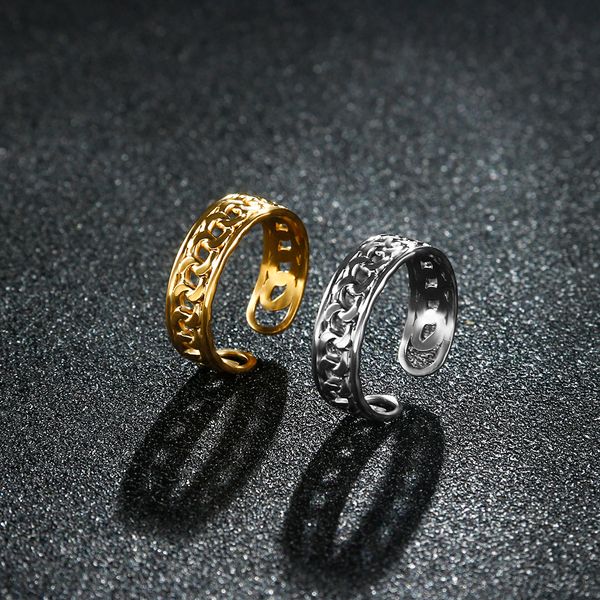 2021 new arrival women and men's ring 316l stainless steel fashion jewelry for girls couple engagement, Silver
2021 new arrival women and men's ring 316l stainless steel fashion jewelry for girls couple engagement, Silver