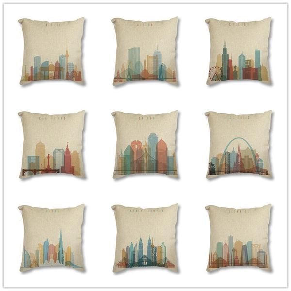 decorative cushion cover modern abstract world city paris london prints vintage retro square pillowcase throw pillow case 45x45 cushion/deco
decorative cushion cover modern abstract world city paris london prints vintage retro square pillowcase throw pillow case 45x45 cushion/deco