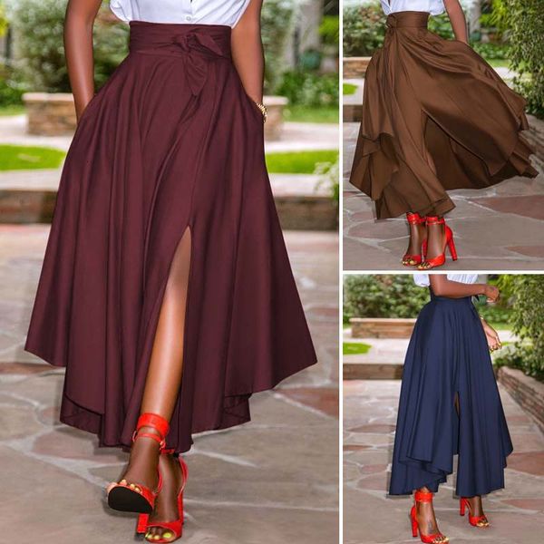 skirts women summer vintage zipper long maxi irregular beach high waist a-line solid faldas saia s-5xl 025h, Black
skirts women summer vintage zipper long maxi irregular beach high waist a-line solid faldas saia s-5xl 025h, Black