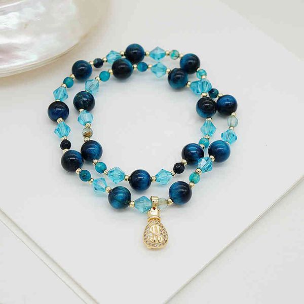 2022 new summer blue tiger eye stone bracelet women's fashion atmosphere cold wind high-grade bracelet, Golden;silver
2022 new summer blue tiger eye stone bracelet women's fashion atmosphere cold wind high-grade bracelet, Golden;silver
