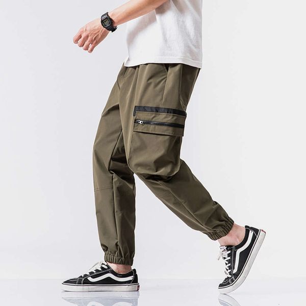 men's pants and summer casual korean fashion brand large size leggings nine point overalls auno, Black
men's pants and summer casual korean fashion brand large size leggings nine point overalls auno, Black