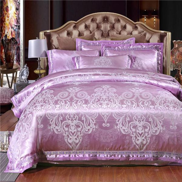bedding sets 4pcs tiansi cotton satin jacquard luxury bed set double king size duvet cover sheet pillowcase
bedding sets 4pcs tiansi cotton satin jacquard luxury bed set double king size duvet cover sheet pillowcase