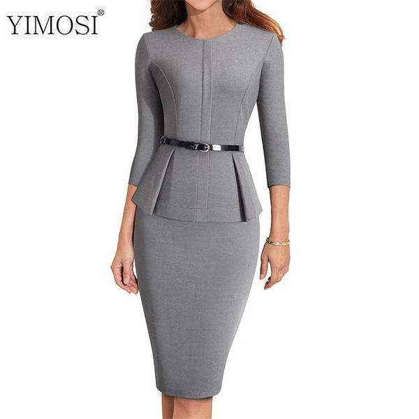 casual dresses 2021 autumn elegant 3/4 sleeve dress o-neck slim ol style vintage wear to work business party vestidos, Black;gray
casual dresses 2021 autumn elegant 3/4 sleeve dress o-neck slim ol style vintage wear to work business party vestidos, Black;gray