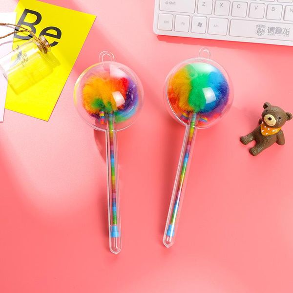 gel pens 100 pcs 0.5mm plastic pen colorful rainbow plush fountain signing black ink color office school supplies
gel pens 100 pcs 0.5mm plastic pen colorful rainbow plush fountain signing black ink color office school supplies