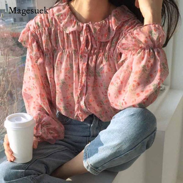 autumn printed wild chiffon blouse korean clothes vintage ruffled pink shirts long sleeve woman's blouses woman 10336 women's &, White
autumn printed wild chiffon blouse korean clothes vintage ruffled pink shirts long sleeve woman's blouses woman 10336 women's &, White